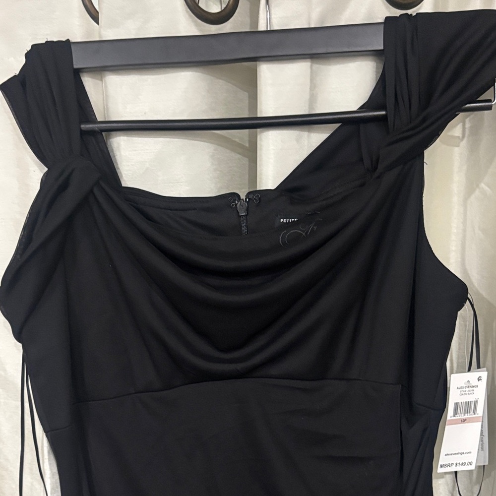 Alex Evenings Petite Black Dress